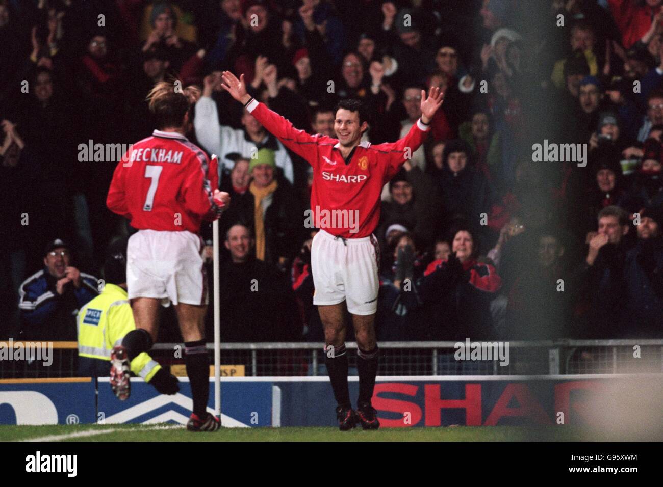 Soccer - FA Carling Premiership - Manchester United v Nottingham Forest Stock Photo