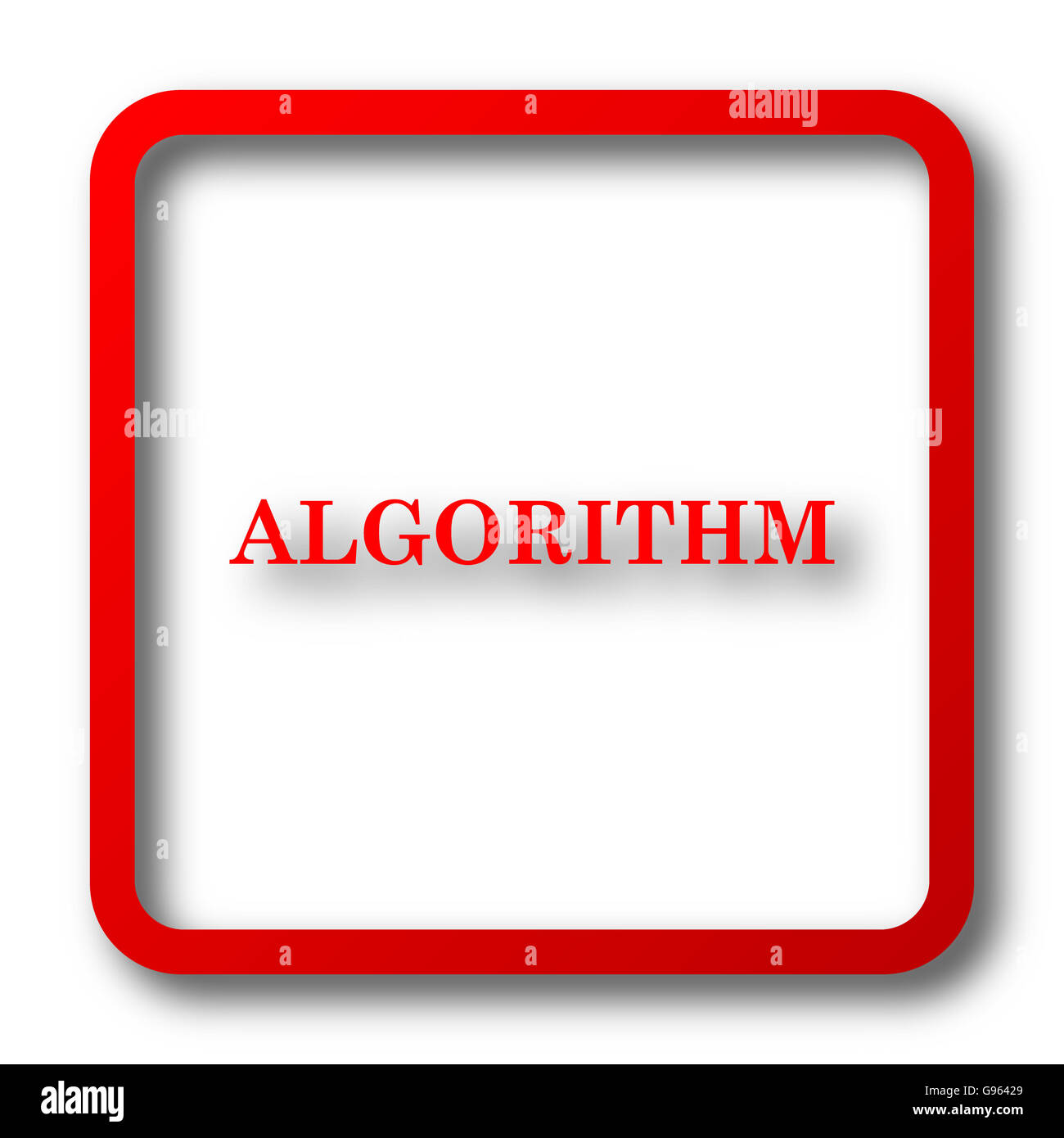 Algorithm icon hi-res stock photography and images - Alamy