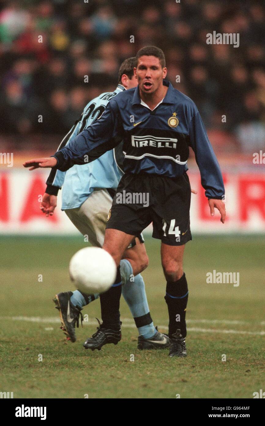 Italian Soccer - Italian Cup - Inter Milan v Lazio Stock Photo