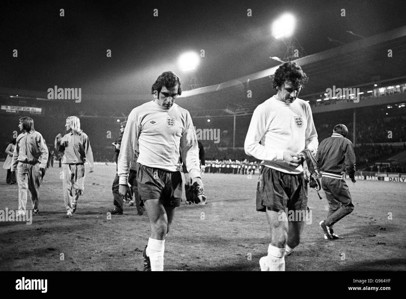 Soccer - World Cup Qualifier - Group Five - England v Poland - Wembley Stadium Stock Photo