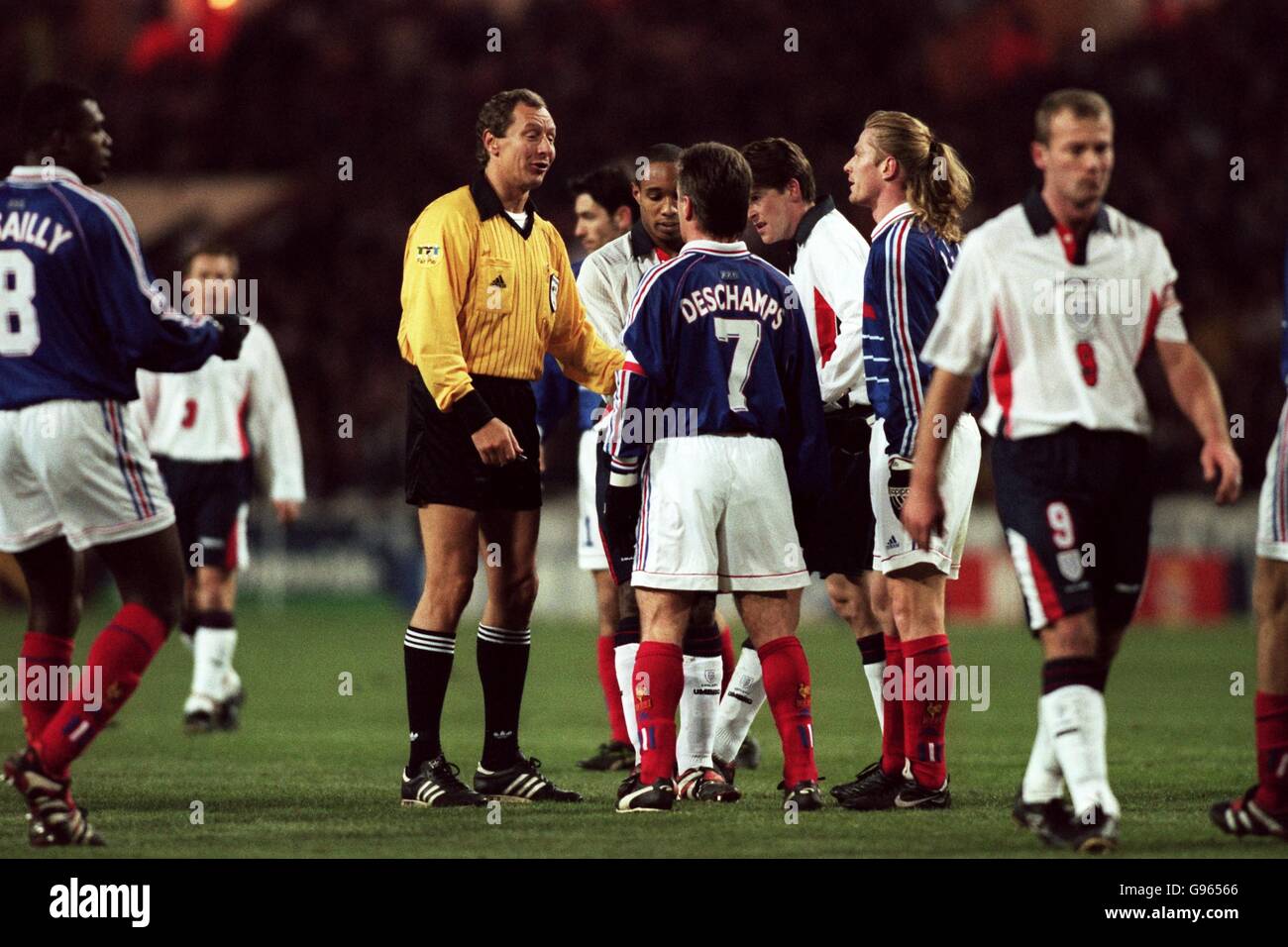 Soccer - Friendly - England v France Stock Photo