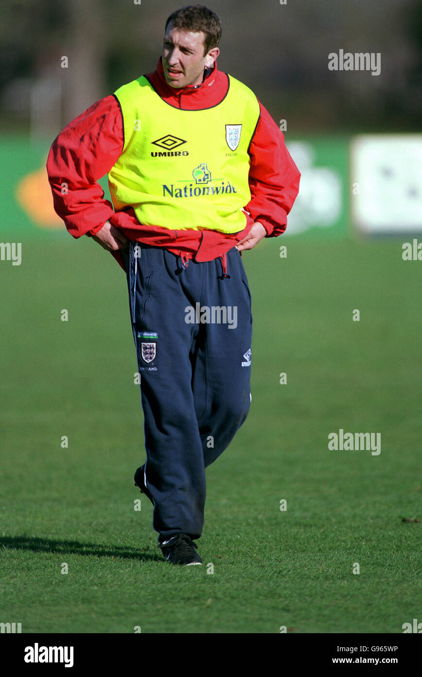 Soccer - Friendly - England v France - England Training Stock Photo