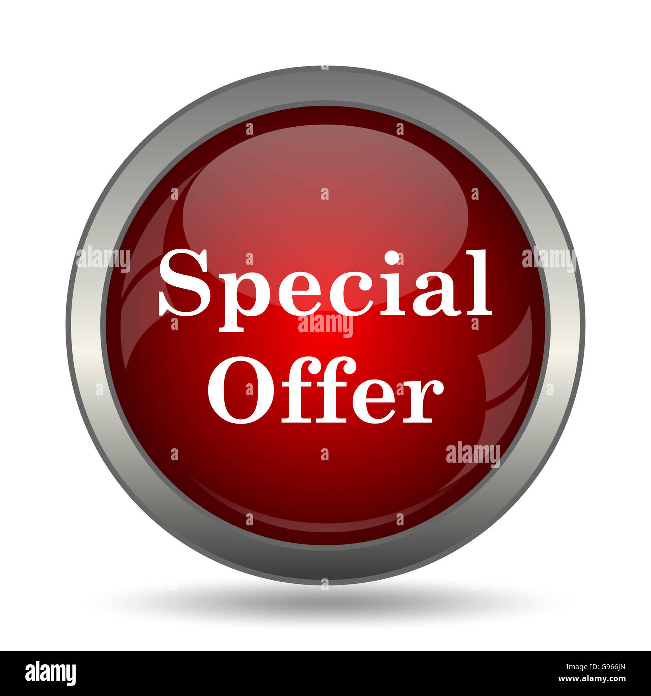 Special offer icon. Internet button on white background Stock Photo - Alamy