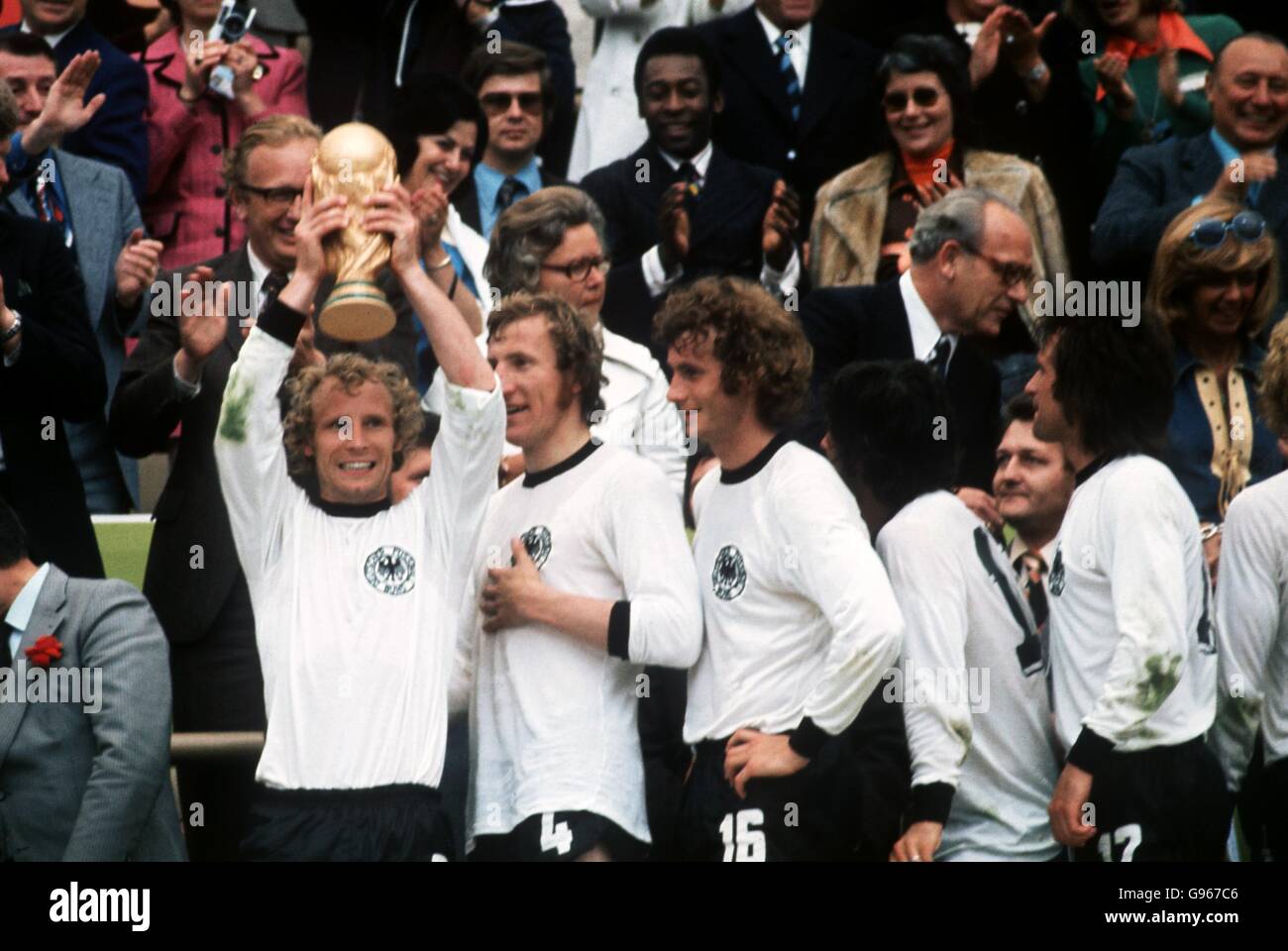 Soccer World Cup Final West Germany v Holland Stock Photo Alamy