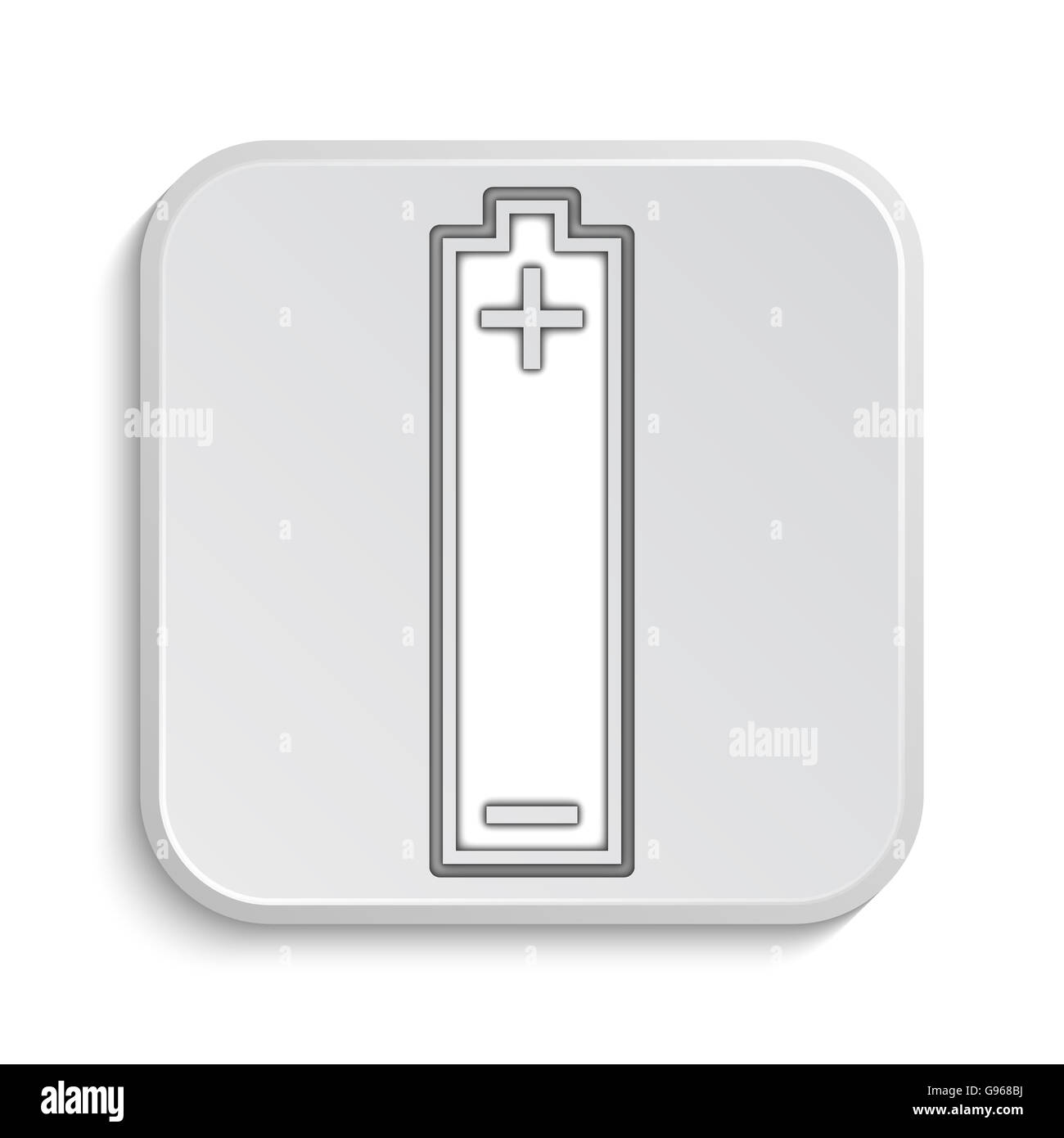 Battery icon accumulator icon hi-res stock photography and images - Alamy
