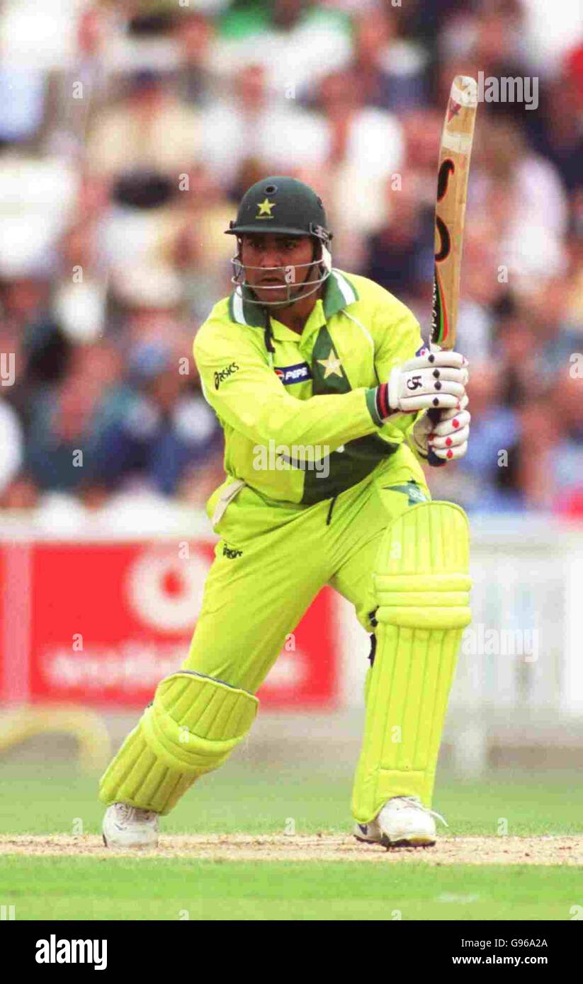 Cricket - ICC World Cup - Super Six - Zimbabwe v Pakistan. Wajahatullah Wasti, Pakistan Stock Photo