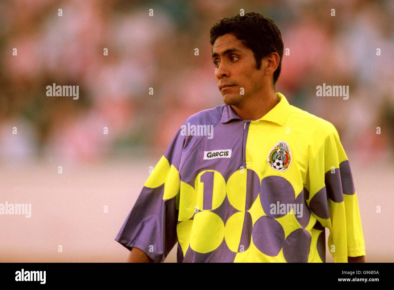 Soccer - Copa America 99 - Quarter Final - Peru v Mexico Stock Photo