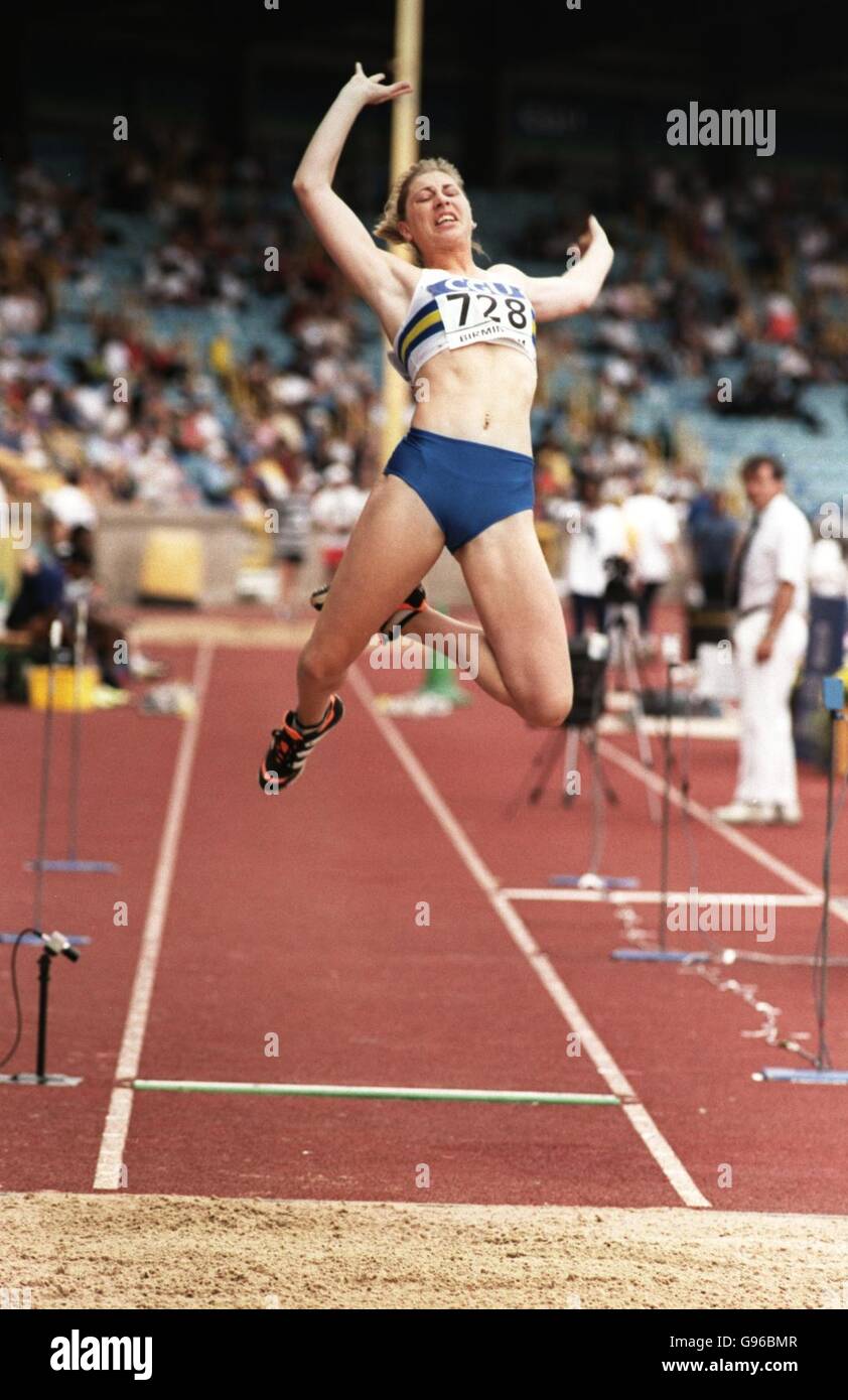 Athletics AAA Championships and CGU World Championship Trials. Julie