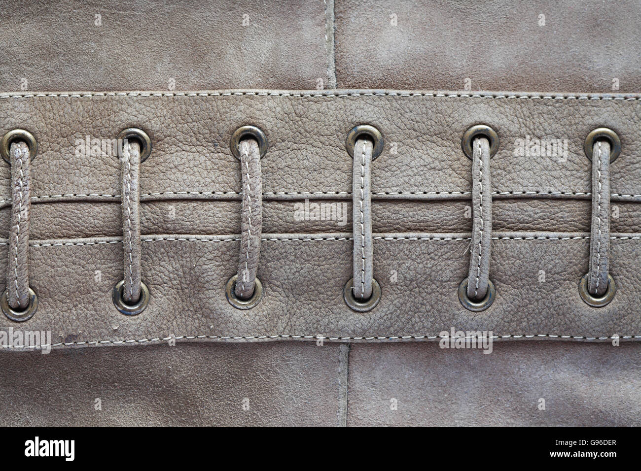 Closeup of gray suede background with lacing Stock Photo - Alamy