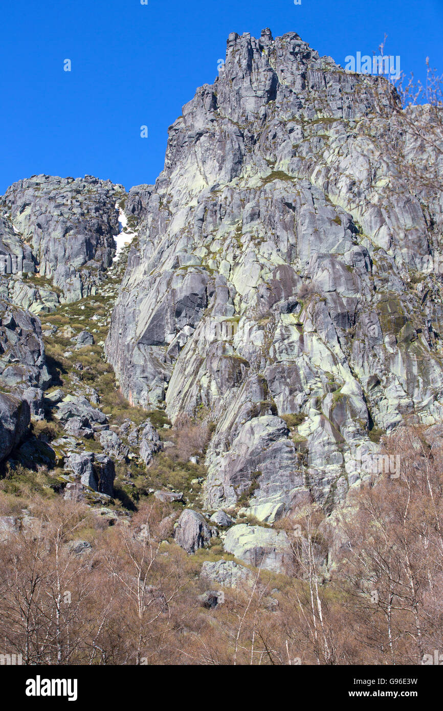 Covao d'ametade in the Serra da Estrela Natural Park. Portugal Stock Photo