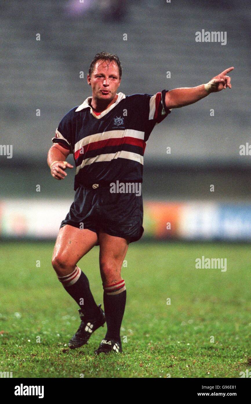 Rugby Union - 1999 World Cup - Asian Qualifying Zone - Singapore - Hong Kong v Korea Stock Photo