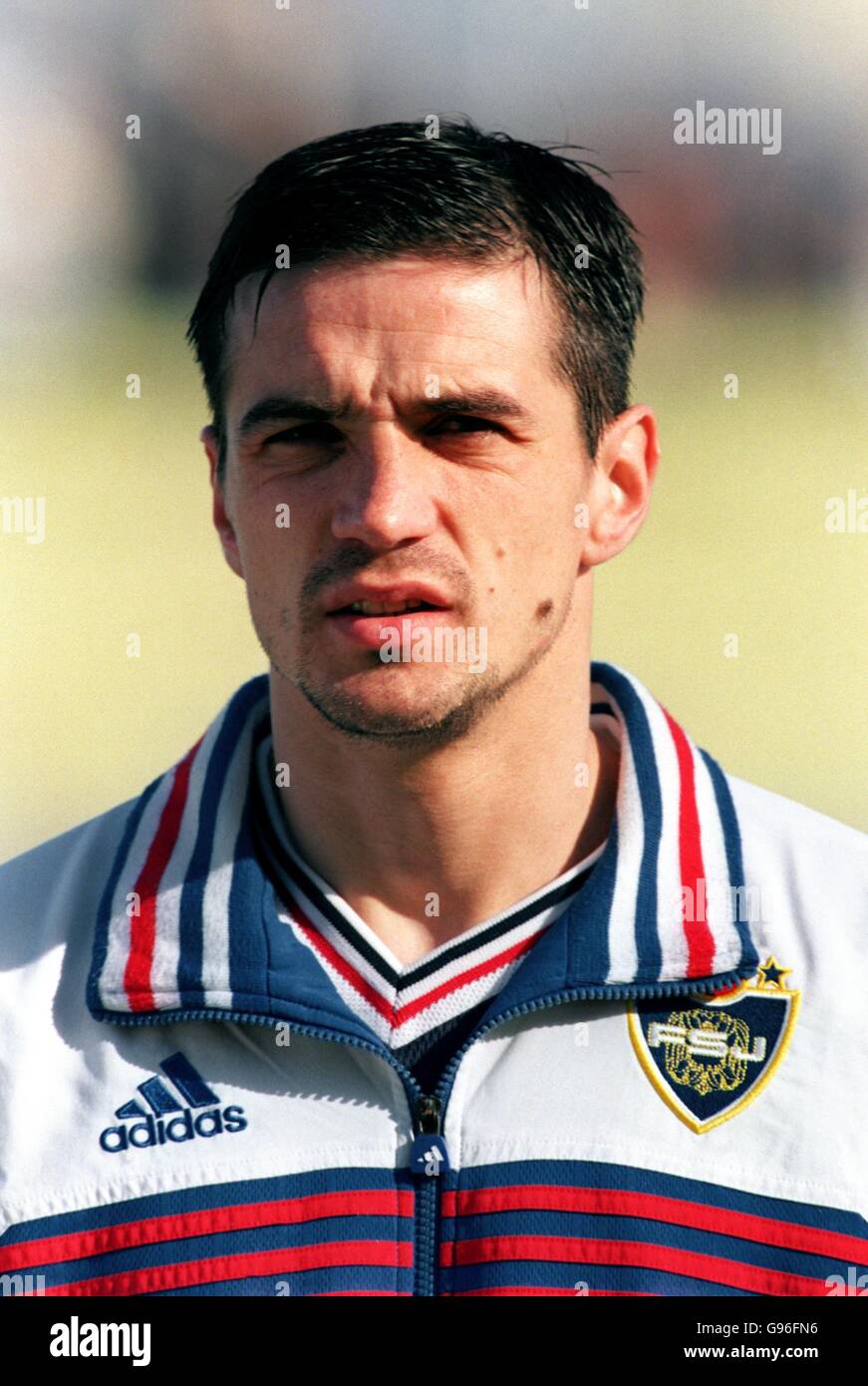 Soccer - Euro 2000 Qualifier - Group 8 - Malta v Yugoslavia. Zoran Mirkovic, Yugoslavia Stock Photo