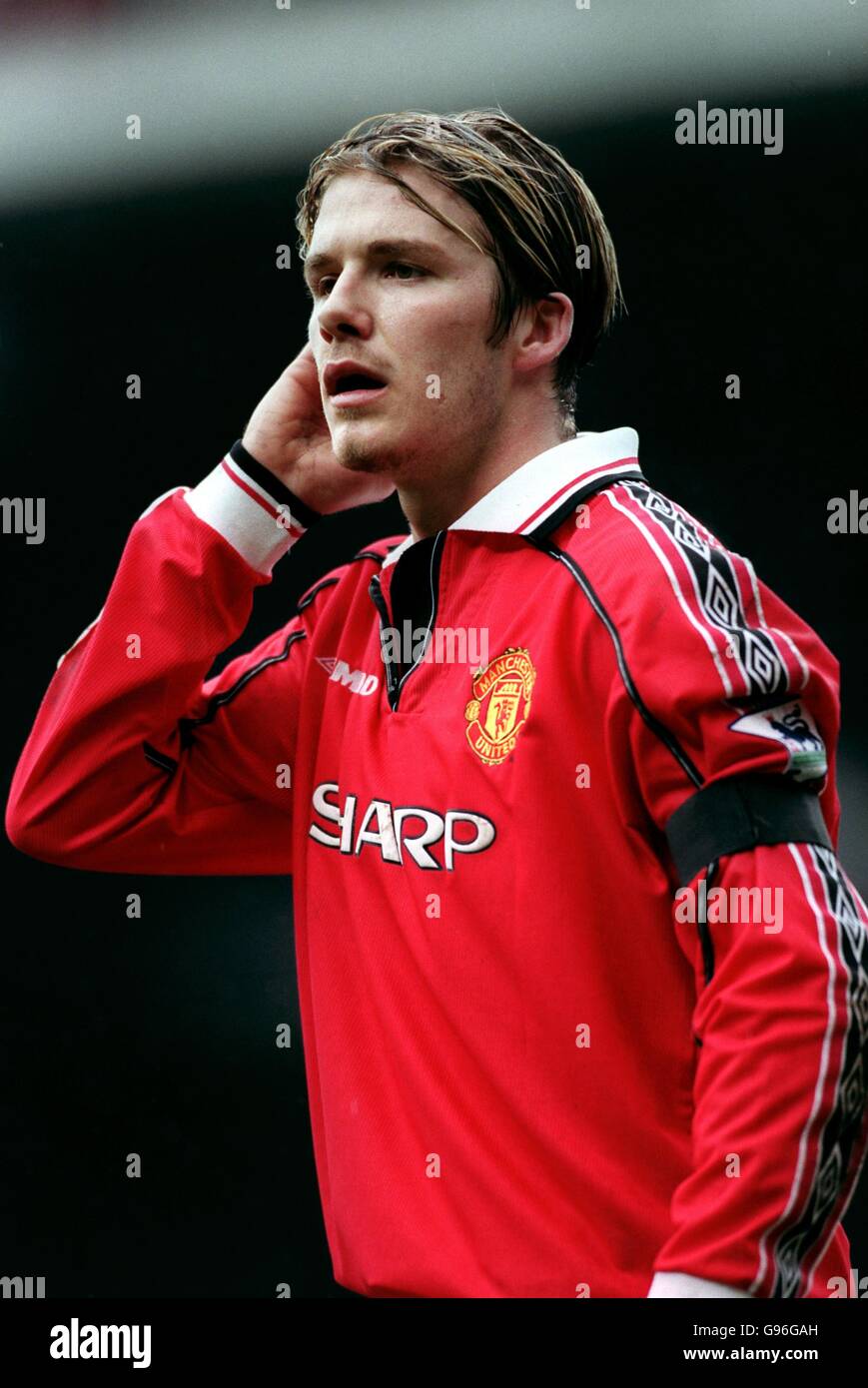 Soccer - AXA FA Cup - Sixth Round - Manchester United v Chelsea. David Beckham, Manchester United Stock Photo