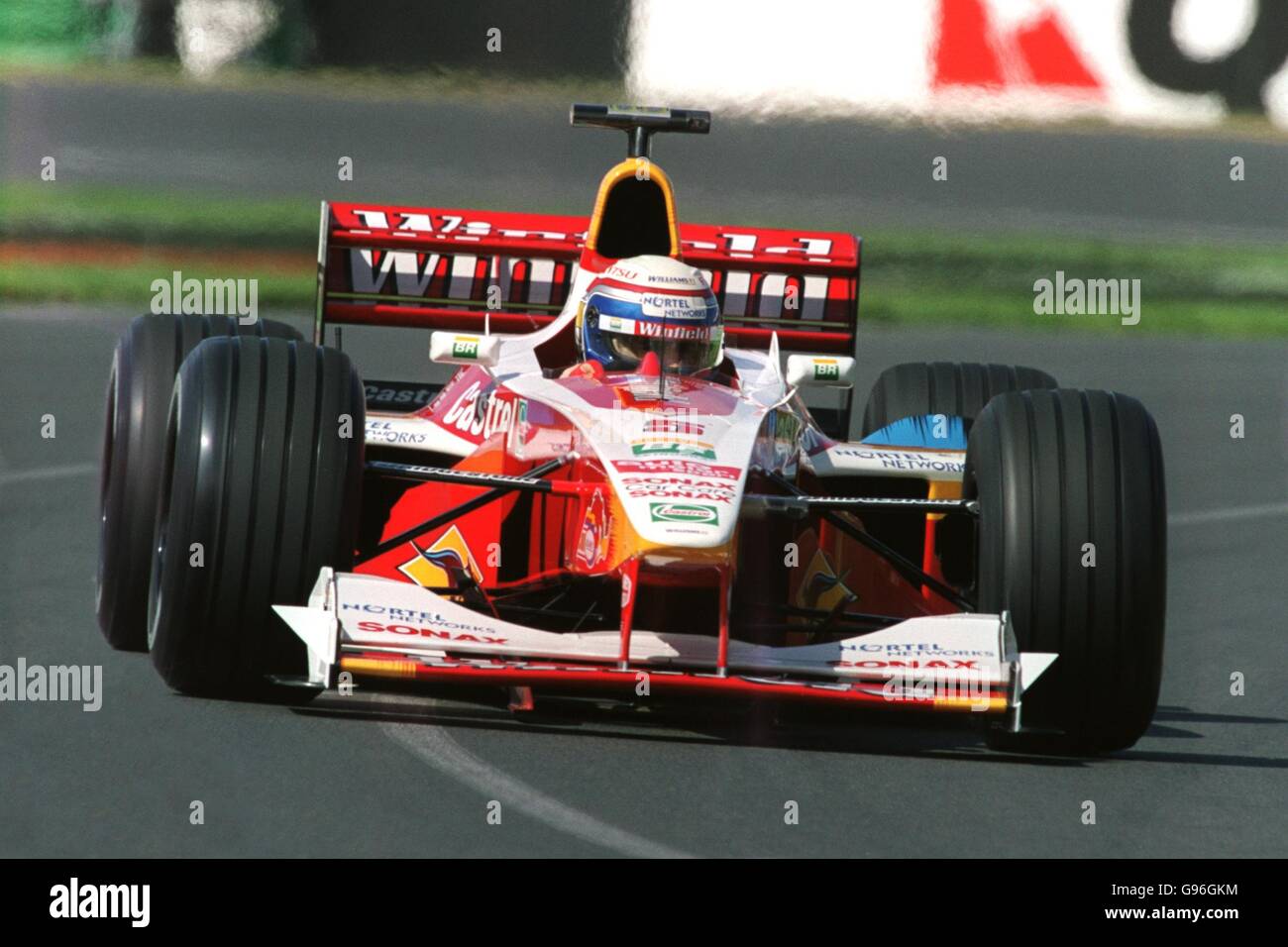 Formula One Motor Racing - Australian Grand Prix - Practice. Alex Zanardi, Williams Stock Photo