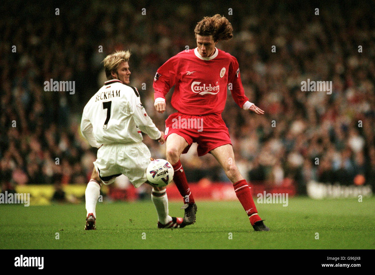 Soccer- F.A. Carling Premiership-Liverpool v Manchester United Stock Photo