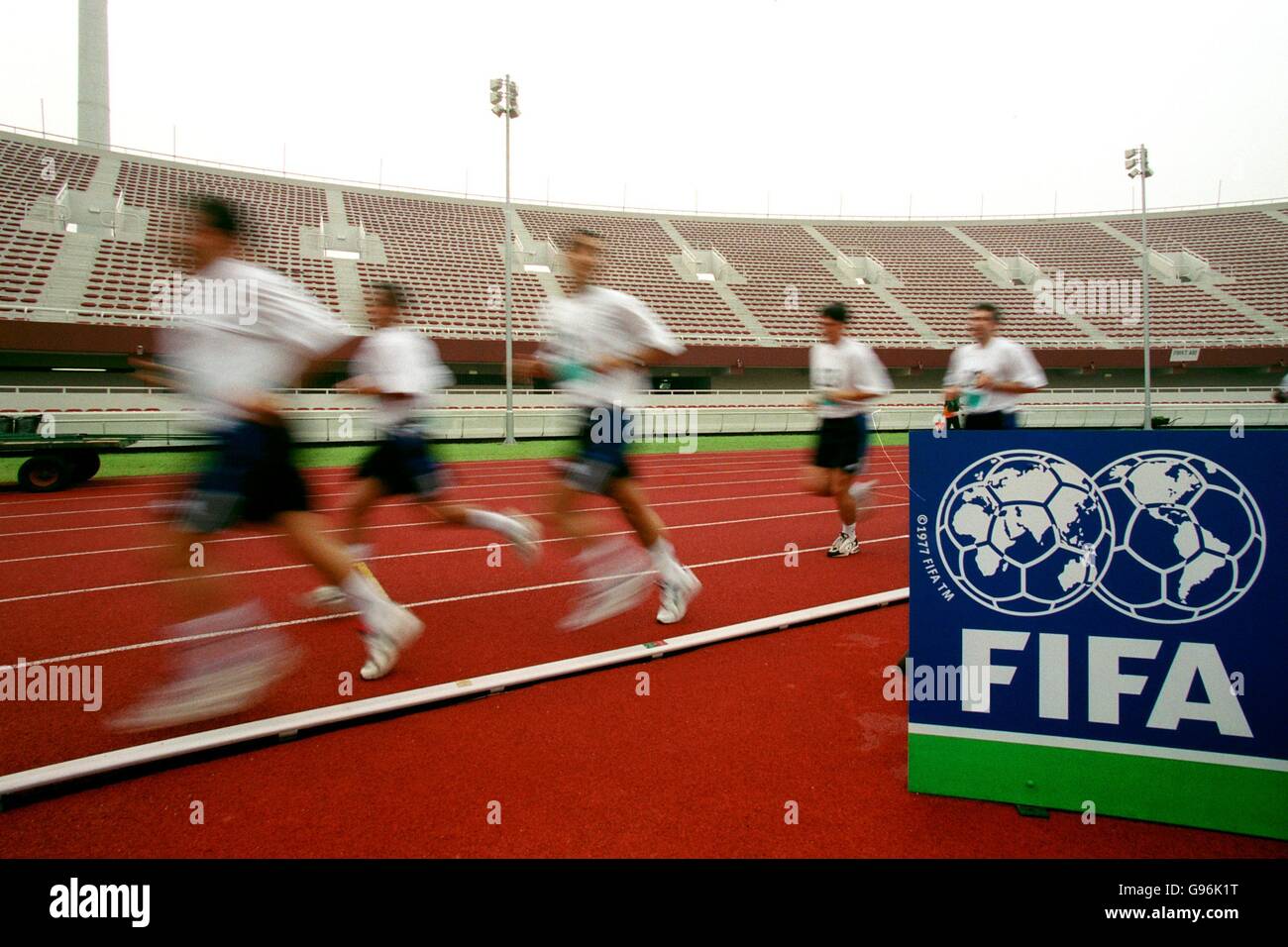 Soccer FIFA World Youth Championships Referees Testing Stock Photo