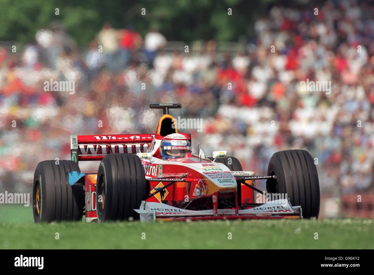 Formula One Motor Racing - San Marino Grand Prix - Qualifying. Alex Zanardi, Williams Stock Photo