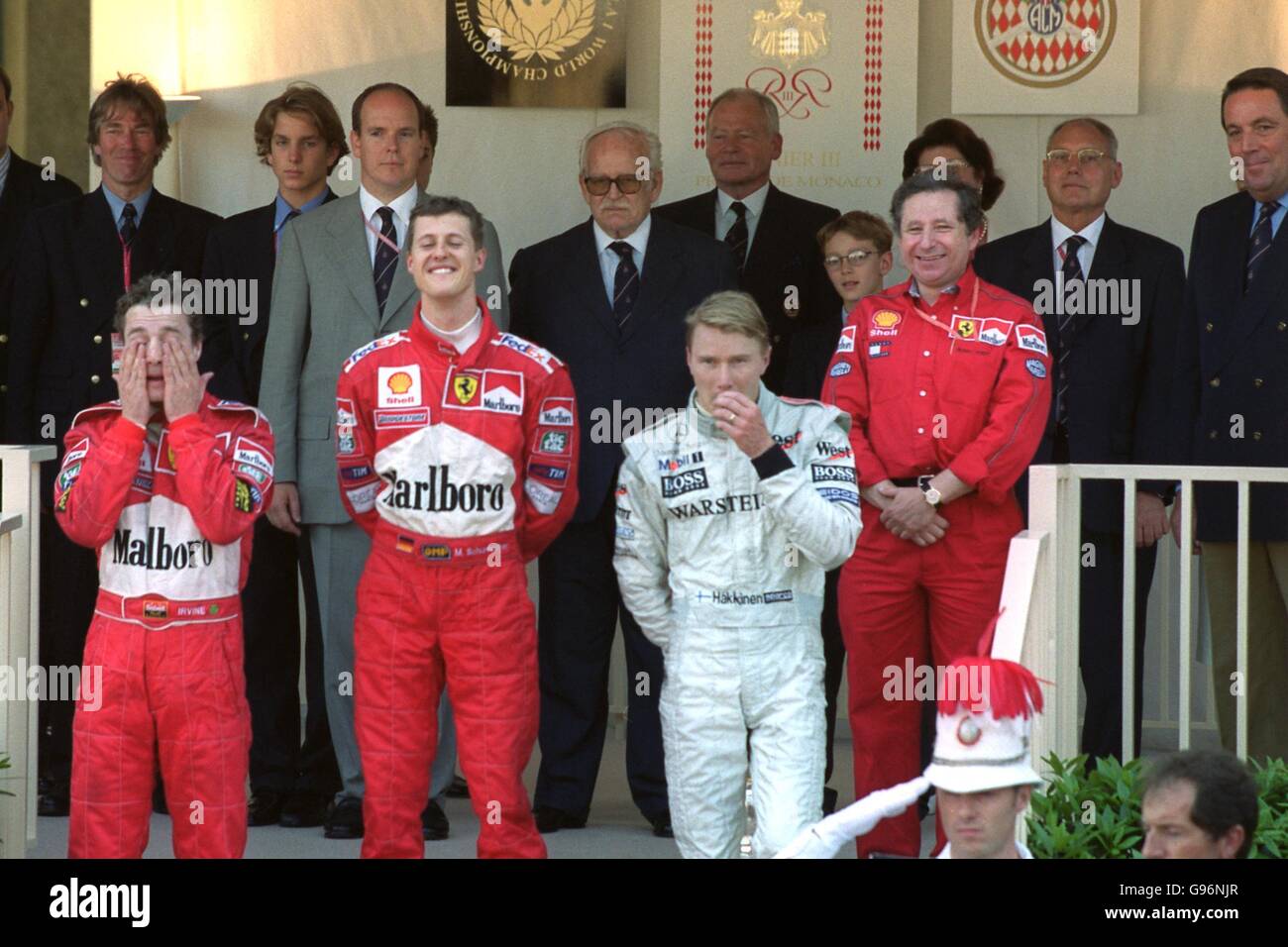 Formula One Motor Racing Monaco Grand Prix. Prince Rainier of Monaco