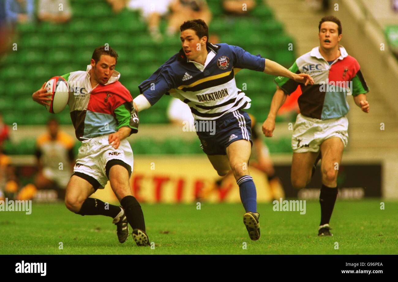 Rugby Union Middlesex Sevens 1st round Bath v Harlequins Stock