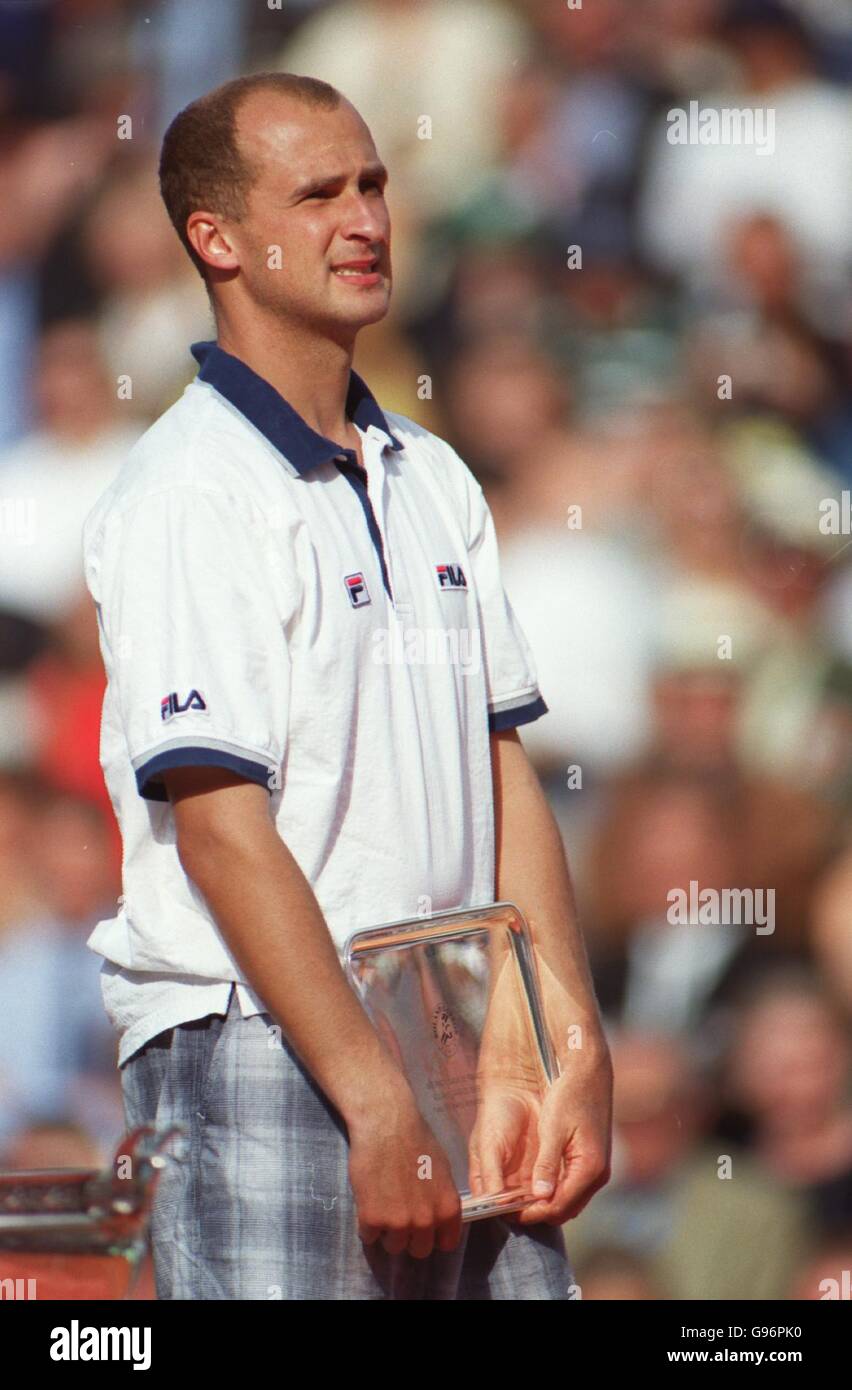 Tennis - French Open - Mens Singles Final Stock Photo