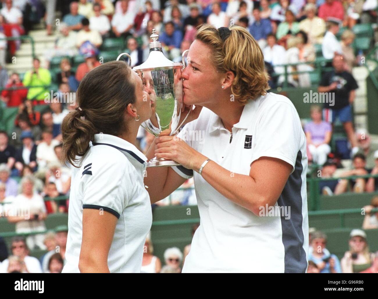 Tennis Wimbledon Championships Women's Doubles Final Lindsay Davenport and Corina