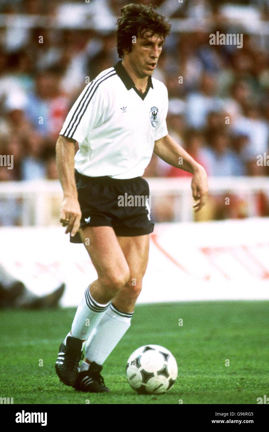 Soccer - West Germany. Klaus Fischer, West Germany Stock Photo