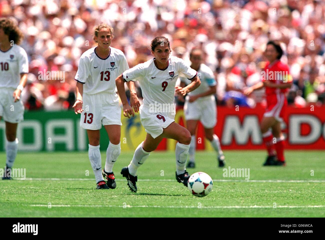 Women's Soccer World Cup USA 99 Final China v USA Stock Photo Alamy