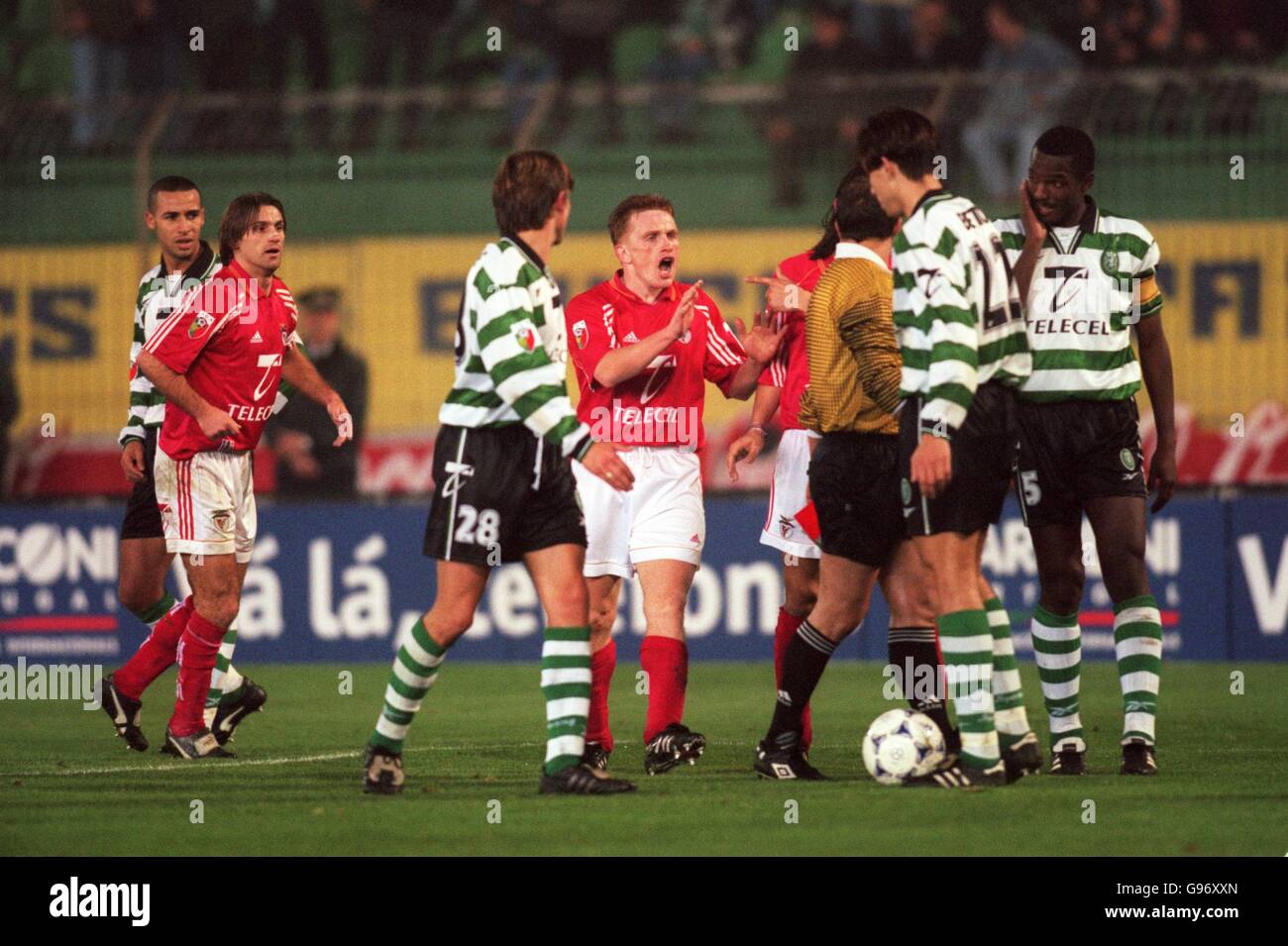 Portuguese Soccer Sporting Lisbon v Benfica Stock Photo Alamy