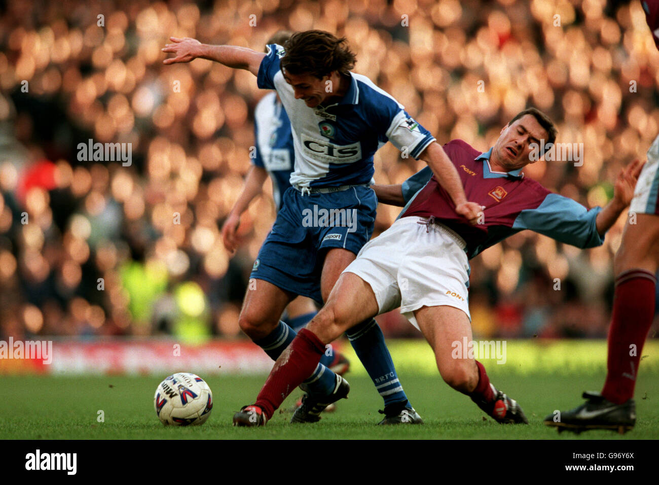 Soccer - FA Carling Premiership - West Ham United v Blackburn Rovers Stock Photo