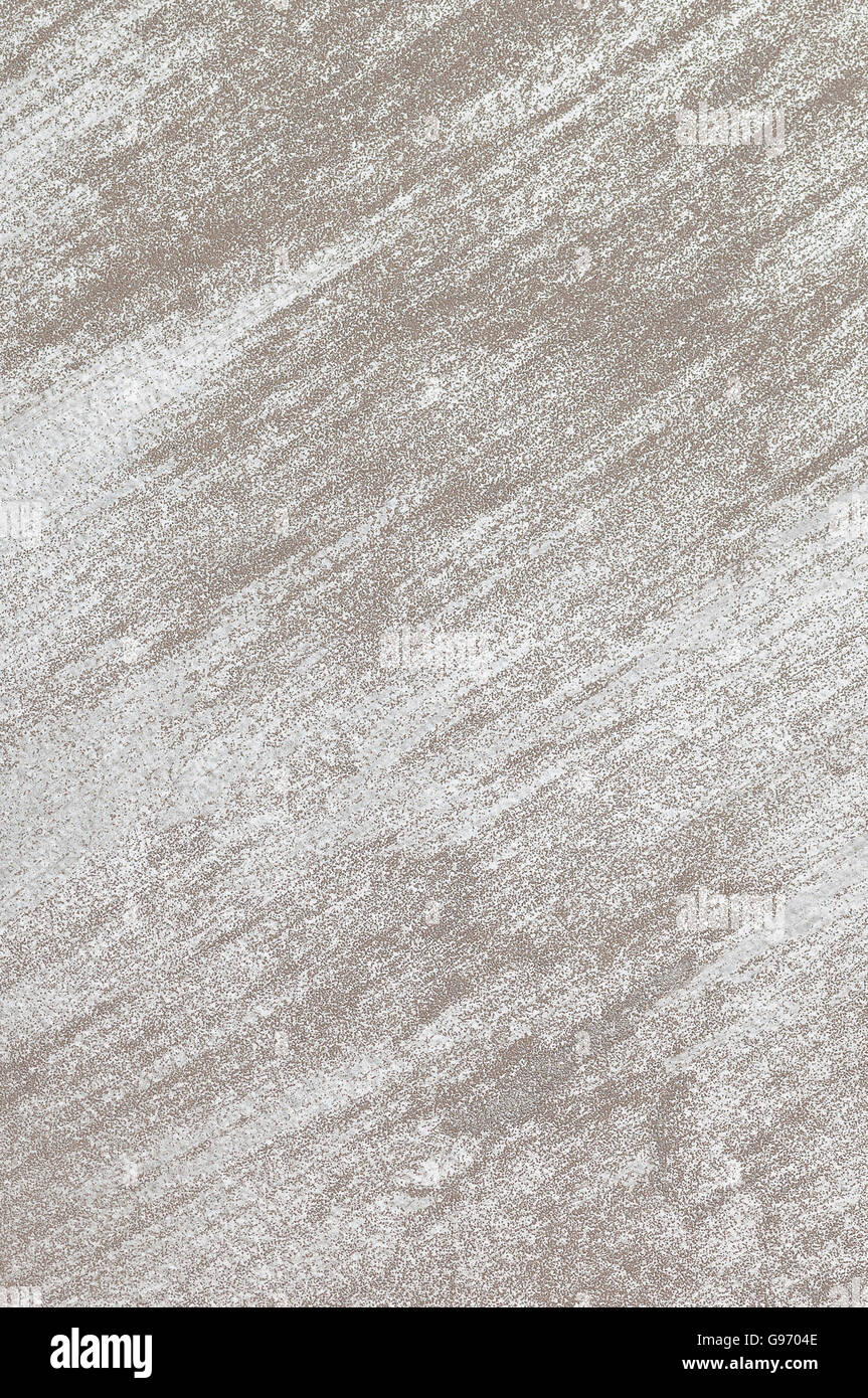 detail of effective decorative plaster Grey and white placed on a wall Stock Photo