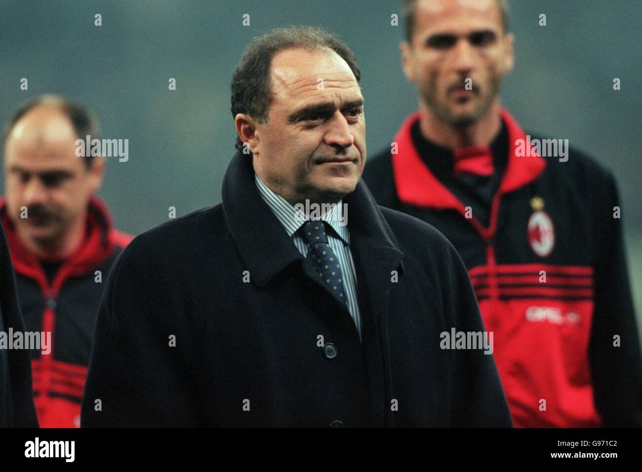 Italian Soccer - Serie A - Inter Milan v AC Milan. AC Milan's Coach Alberto Zaccheroni Stock Photo