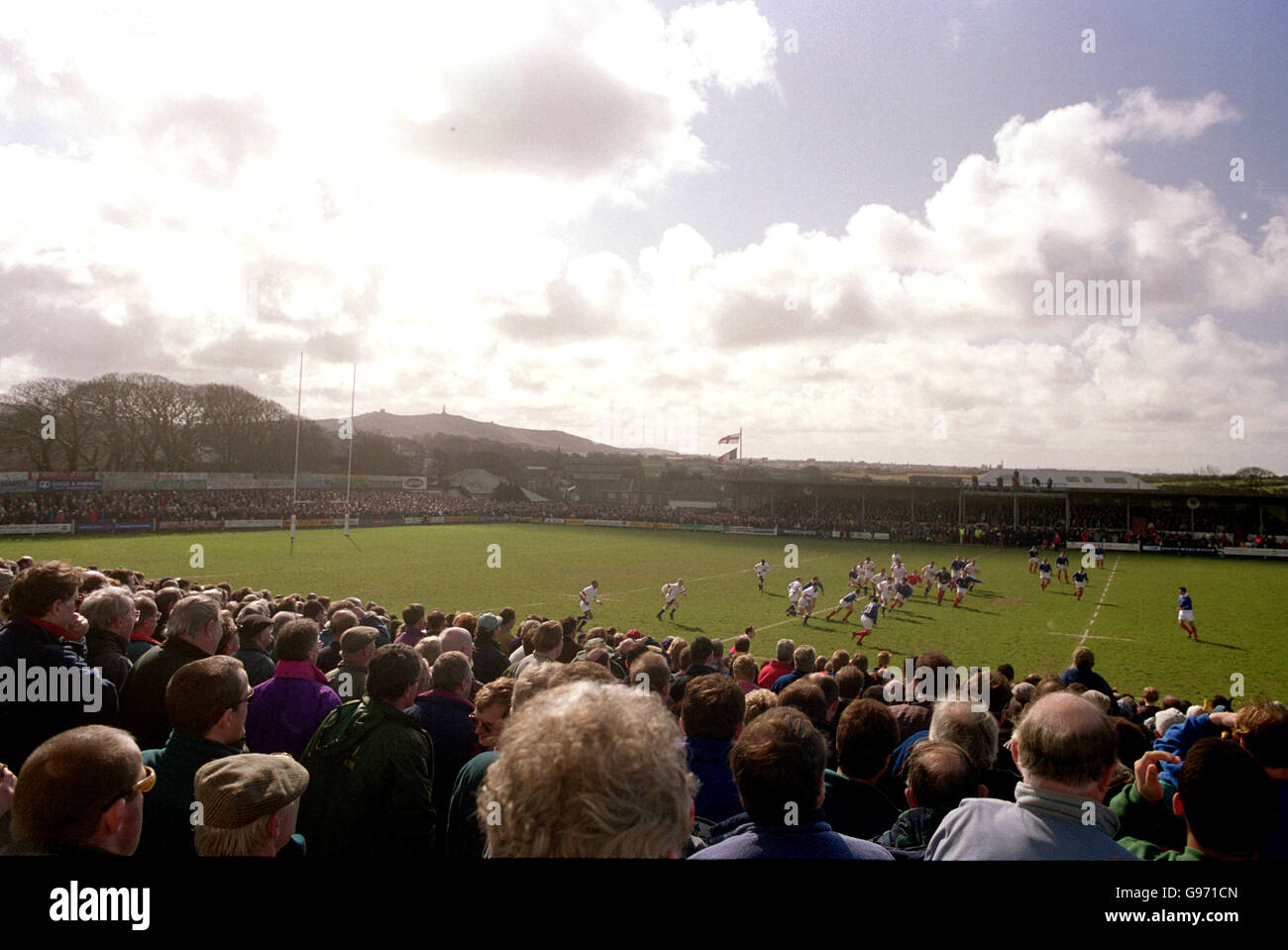 Rugby Union - 'A' International - England 'A' v France 'A'. Red Ruth R.F.C ground Stock Photo