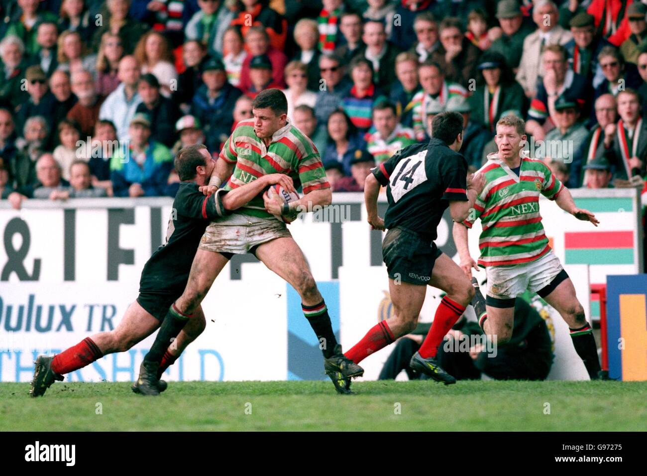 Rugby Union - Allied Dunbar Division One - Leicester Tigers v Saracens Stock Photo