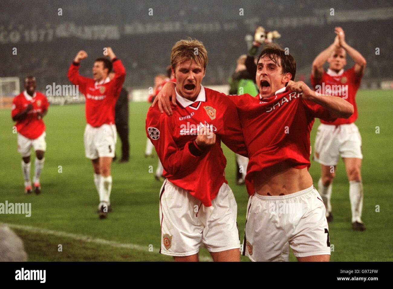 Gary neville manchester united football hi-res stock photography