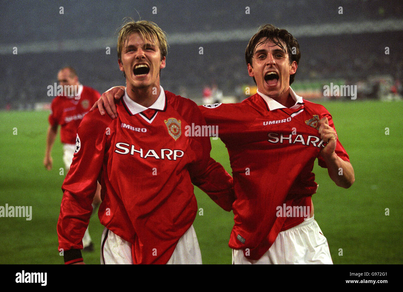 Gary neville manchester united football hi-res stock photography