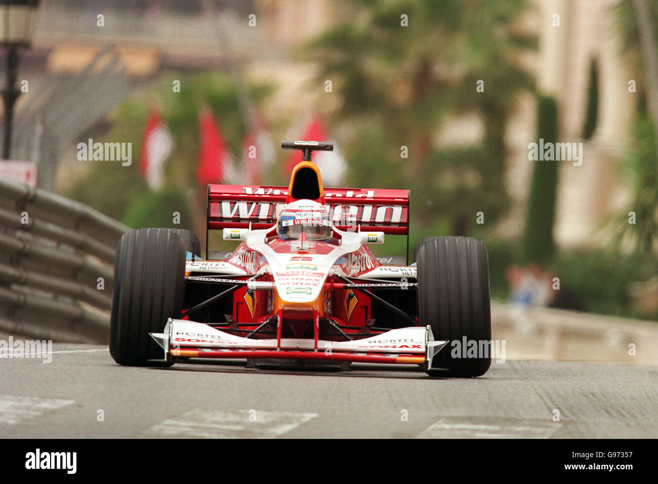 Formula One Motor Racing - Monaco Grand Prix - Practice. Alex Zanardi, Williams Stock Photo