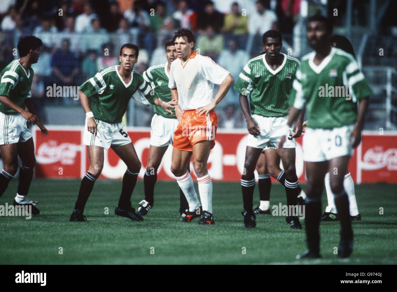 Soccer - World Cup Italia 90 - Group F - Holland v Egypt. Marco