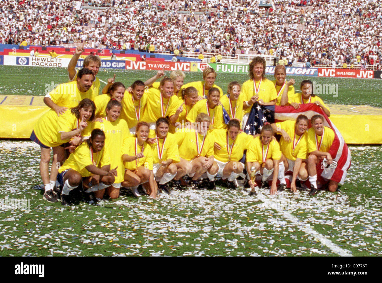 Women's Soccer - World Cup USA 99 - Final - China v USA Stock Photo - Alamy