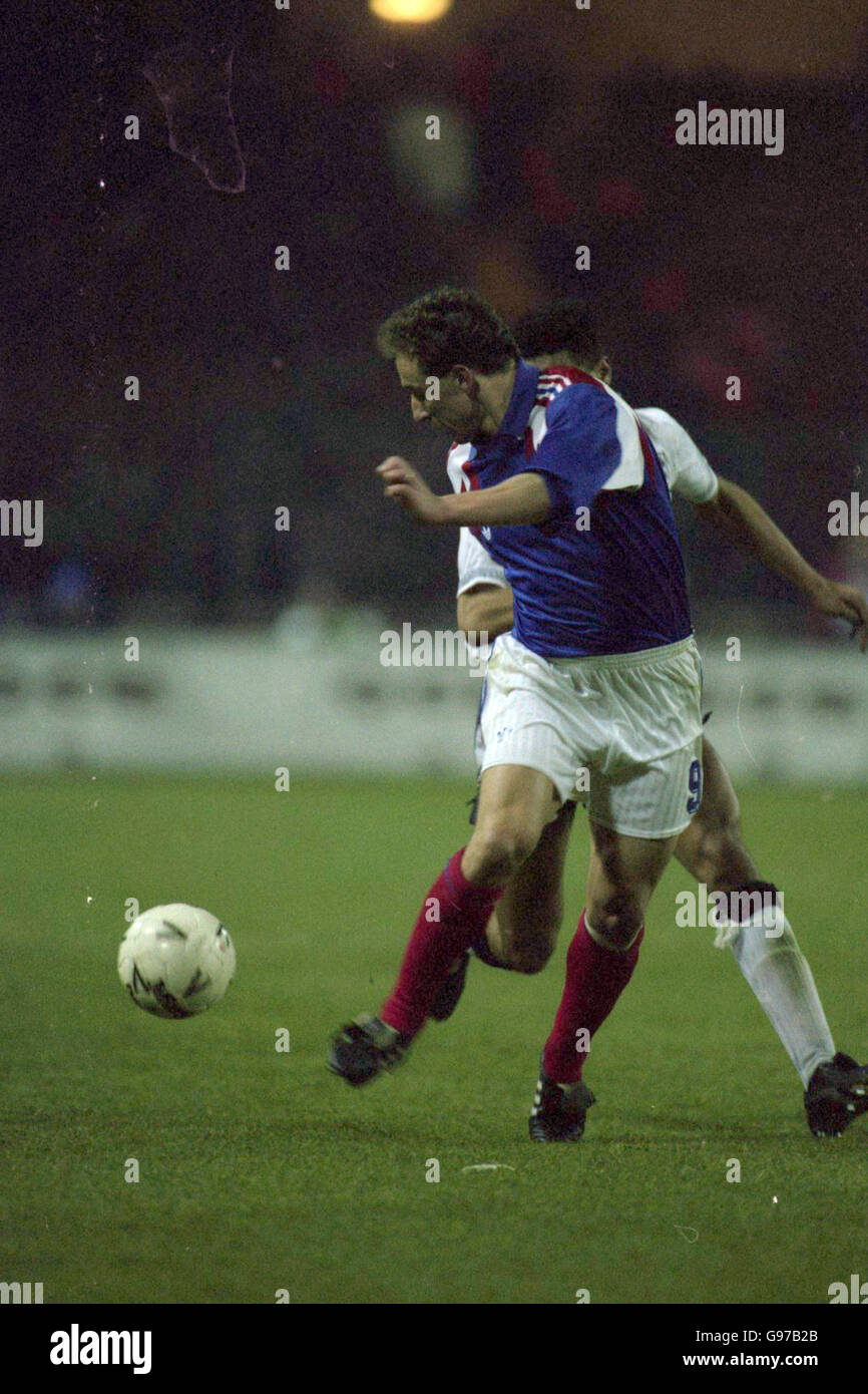 Sweat Football Vintage Jean-Pierre Papin, Equipe De France Domicile, Taille XL, état Moyen