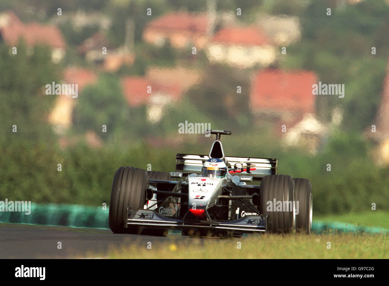 Mika hakkinen on a quick lap hi-res stock photography and images - Alamy