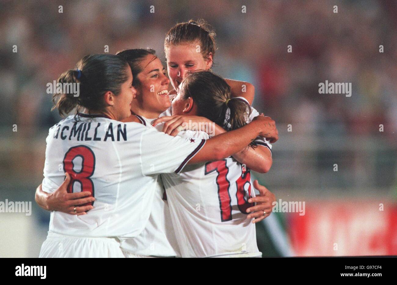 Women's Soccer - World Cup USA 99 - Group A - USA v Nigeria Stock Photo