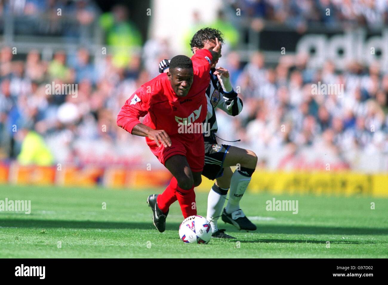 Soccer newcastle united v wimbledon hires stock photography and images