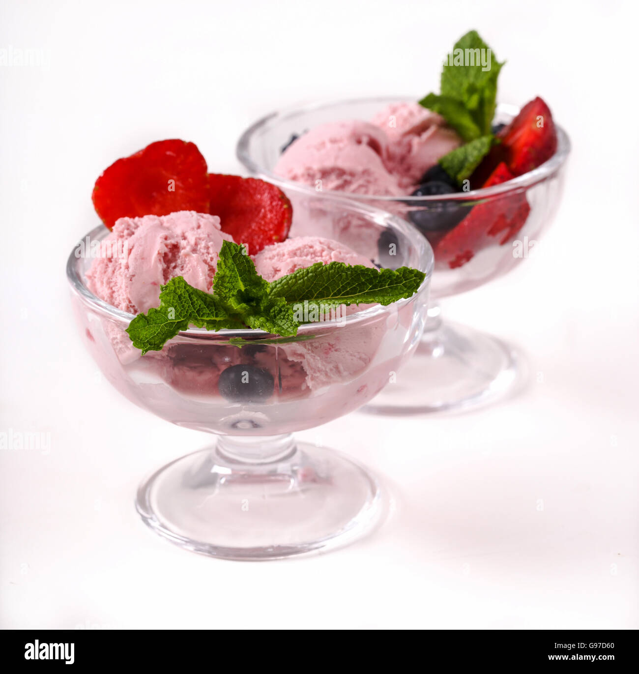 Blueberry soft ice cream hi-res stock photography and images - Alamy