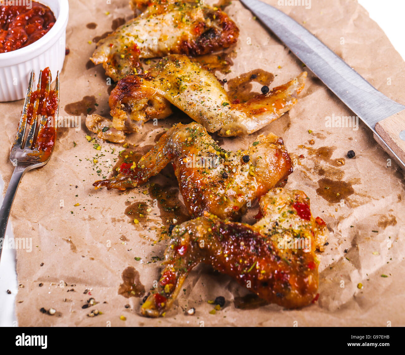 Chicken wings Stock Photo