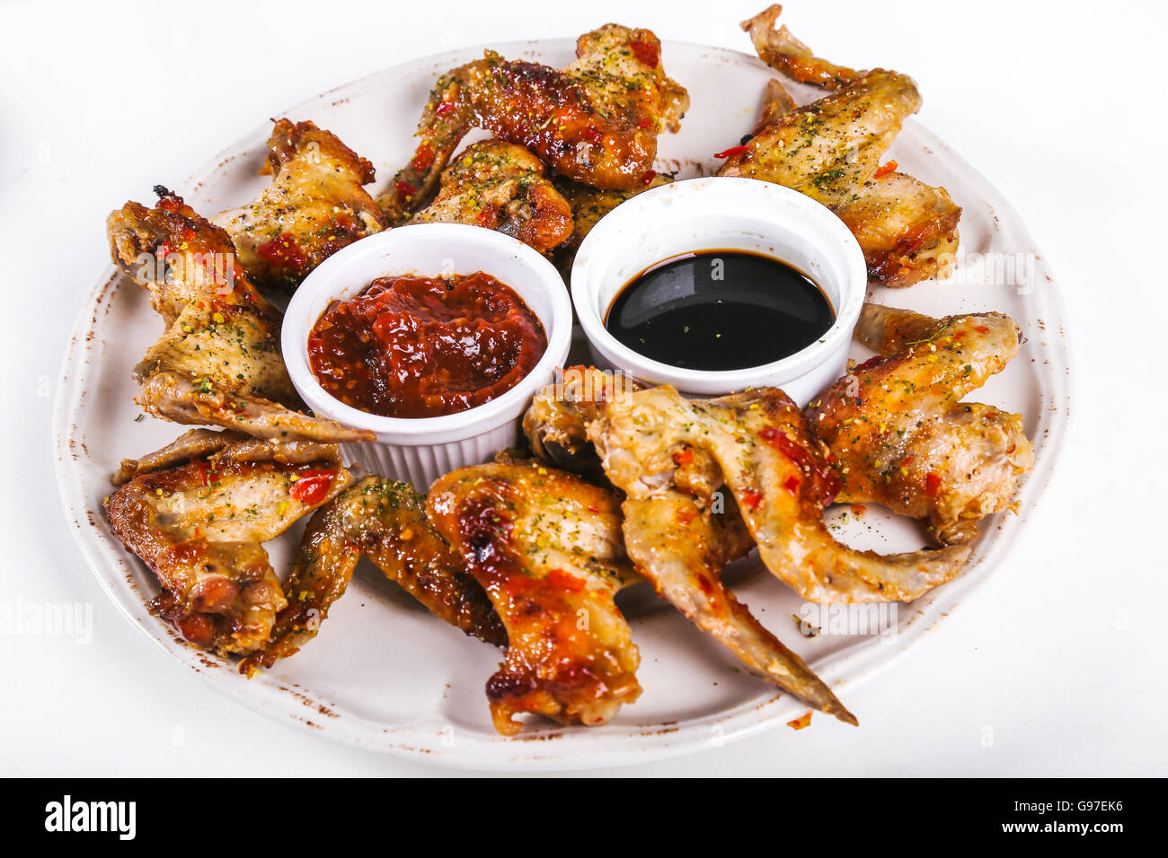 Chicken wings Stock Photo