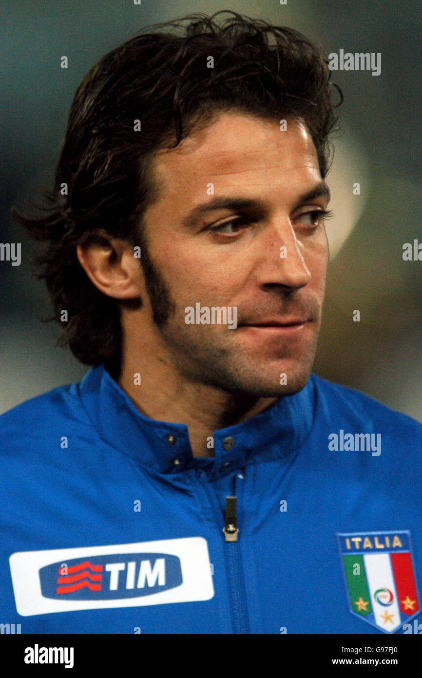 Soccer - International Friendly - Italy v Germany - Artemio Franchi Stadium. Alessandro Del Piero, Italy Stock Photo