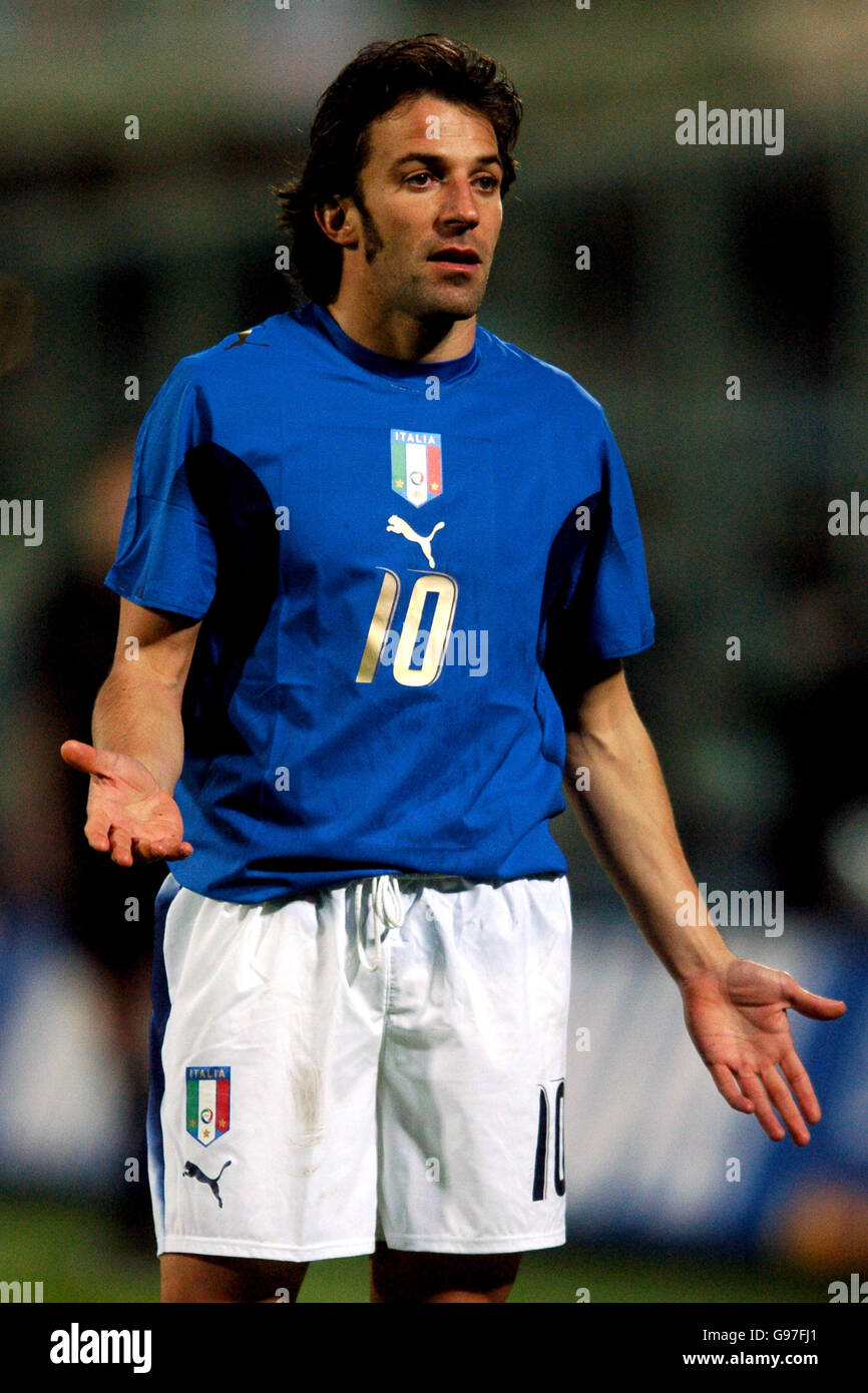 Soccer - International Friendly - Italy v Germany - Artemio Franchi Stadium. Alessandro Del Piero, Italy Stock Photo