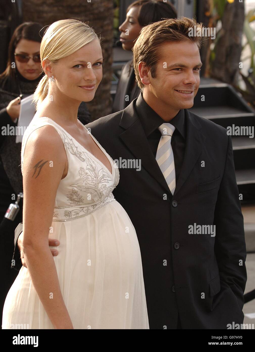 Sarah O'Hare and Lachlan Murdoch arrive on the red carpet. Stock Photo