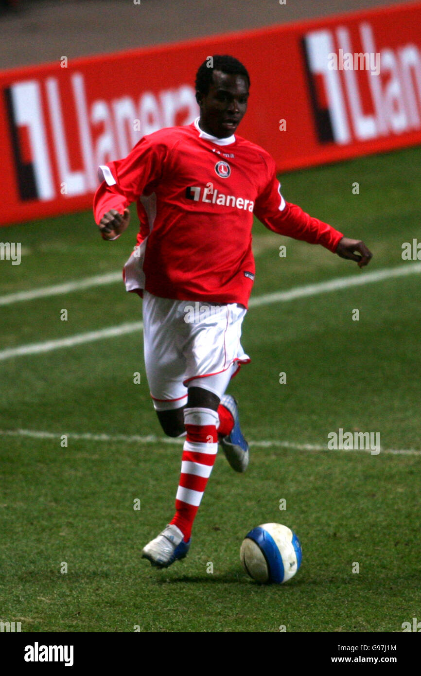 Soccer - Barclays Reserve League South - Charlton Athletic v Coventry City - The Valley. Kelly Youga, Charlton Athletic Stock Photo