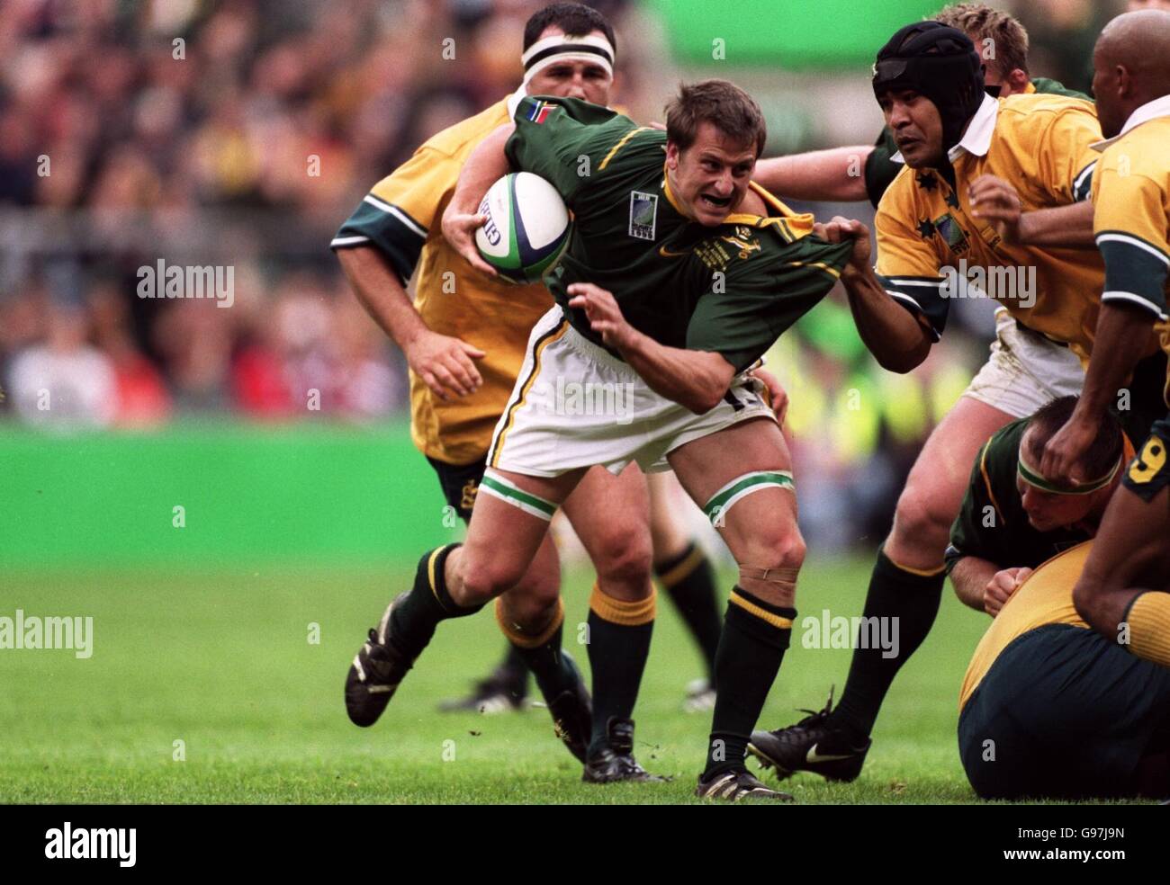 Rugby Union - Rugby World Cup 99 - Semi Final - South Africa v Australia